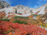 紅葉の涸沢